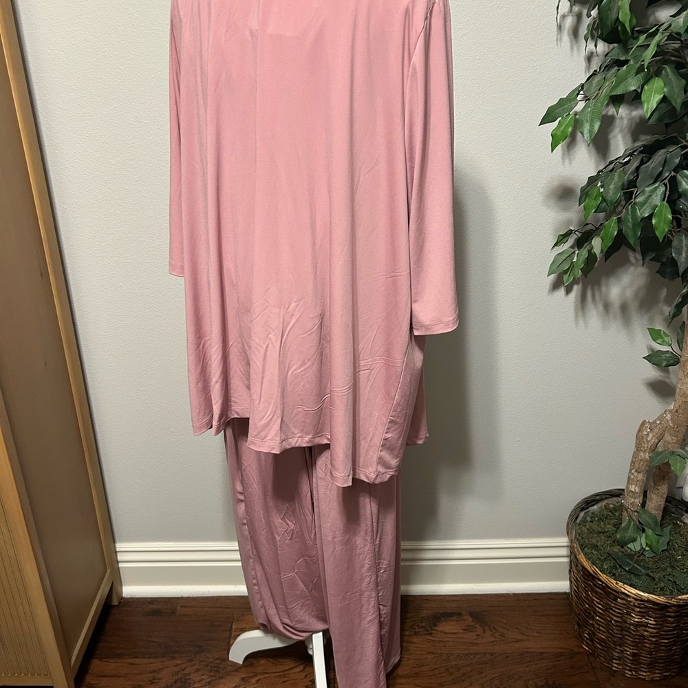 NWT Catherine’s 3 Piece Pant Set Embellished Pink Sz 28W Petite Wedding Easter - Picture 5 of 5